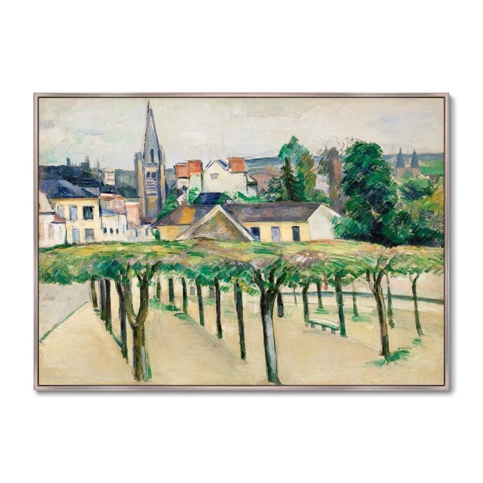 Репродукция картины Place de village, 1881г. - купить Картины по цене 21999.0