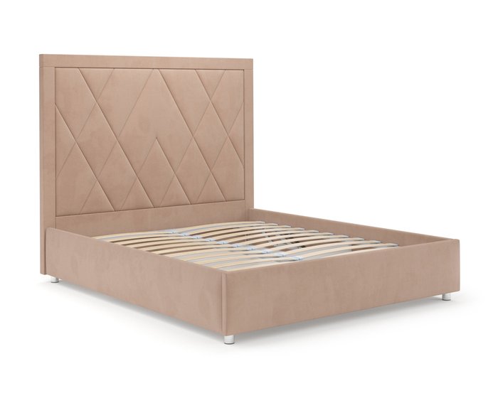 Кровать Треви 160х190 Luna 061 бежевого цвета с подъемным механизмом  - лучшие Кровати для спальни в INMYROOM