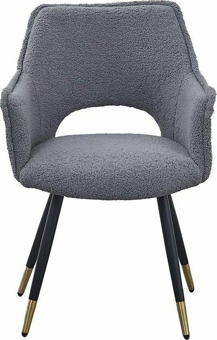 Набор из двух обеденных стульев серого цвета - лучшие Обеденные стулья в INMYROOM Набор из двух обеденных стульев серого цвета - лучшие Обеденные стулья в INMYROOM