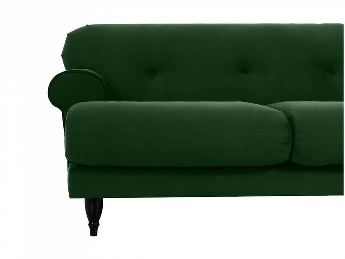 Диван Italia темно-зеленого цвета - лучшие Прямые диваны в INMYROOM