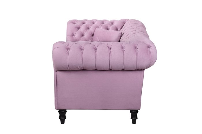 Диван Lina розового цвета - лучшие Прямые диваны в INMYROOM