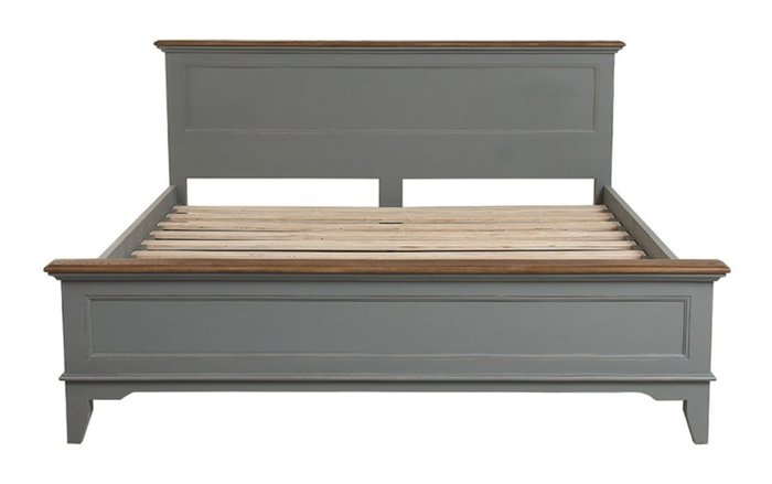 Кровать Директория серого цвета 140х190   - лучшие Кровати для спальни в INMYROOM