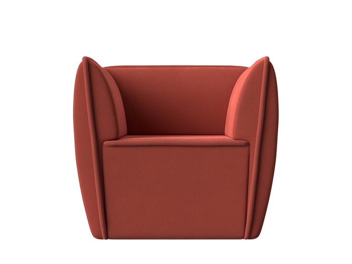 Кресло Бергамо кораллового цвета - купить Интерьерные кресла по цене 21999.0