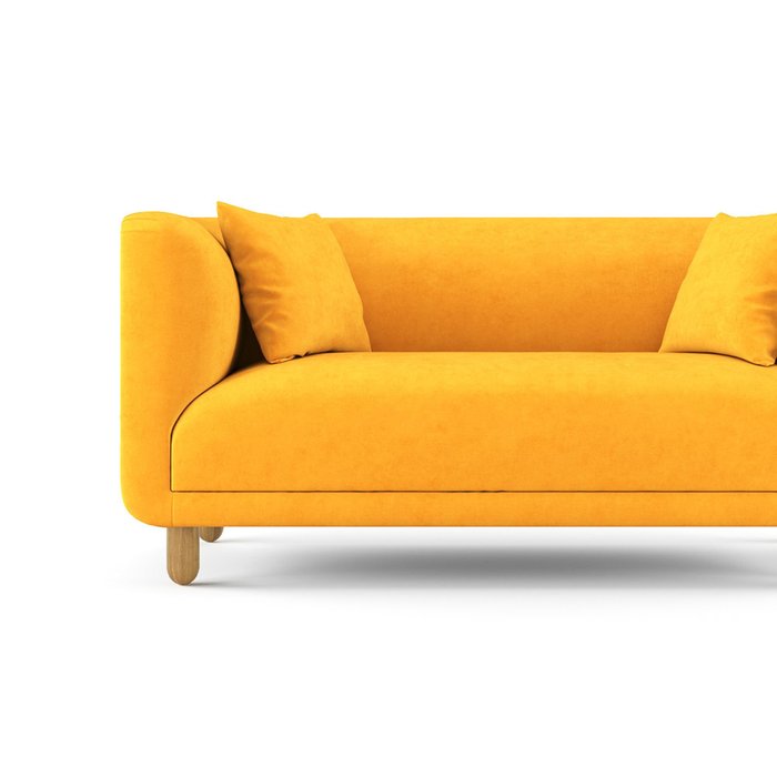 Двухместный диван Tribeca желтого цвета - лучшие Прямые диваны в INMYROOM