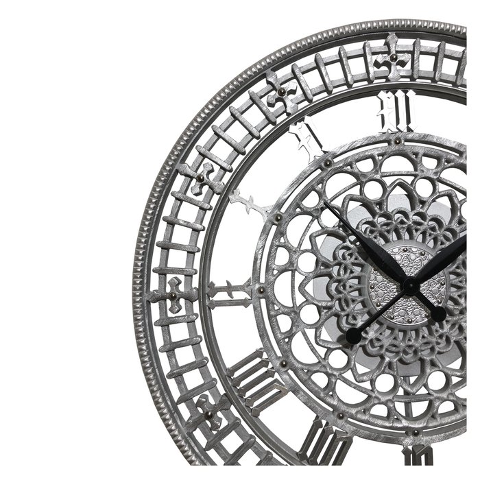 Настенные часы Tower серебряного цвета - купить Часы по цене 55100.0