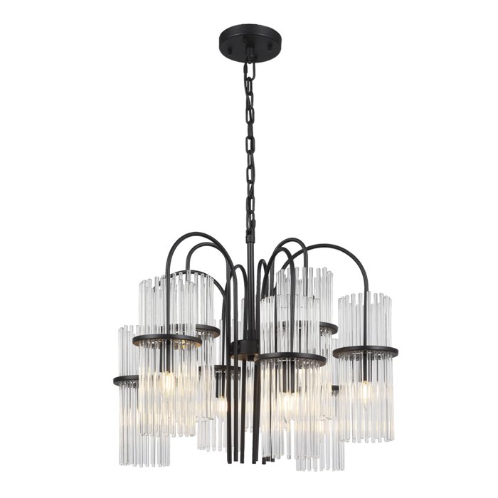 Светильник подвесной ST-Luce черный/прозрачный E14 9*40W TASSE Светильник подвесной ST-Luce черный/прозрачный E14 9*40W TASSE