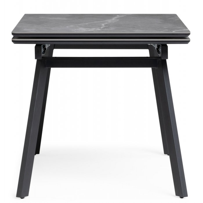 Раздвижной обеденный стол Норман 80х140 серого цвета - лучшие Обеденные столы в INMYROOM