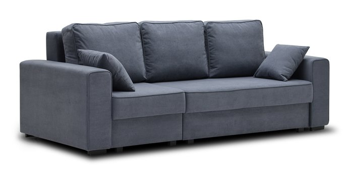Диван-кровать Астон серого цвета - купить Прямые диваны по цене 74700.0