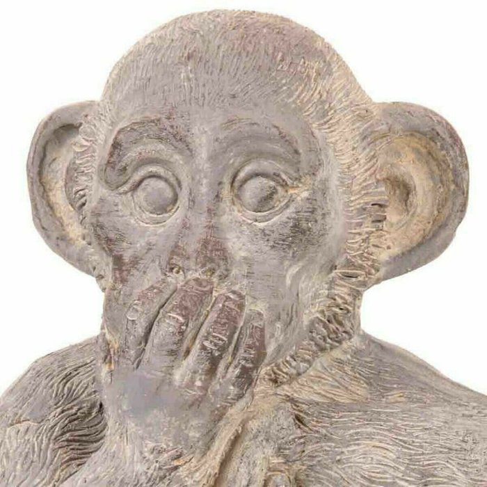 Декоративная фигура Серый магний Обезьяна 26 x 40 x 35 cm - лучшие Фигуры и статуэтки в INMYROOM
