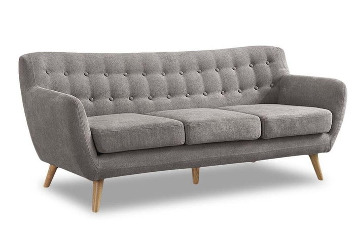 Прямой диван Copenhagen серо-бежевого цвета - лучшие Прямые диваны в INMYROOM