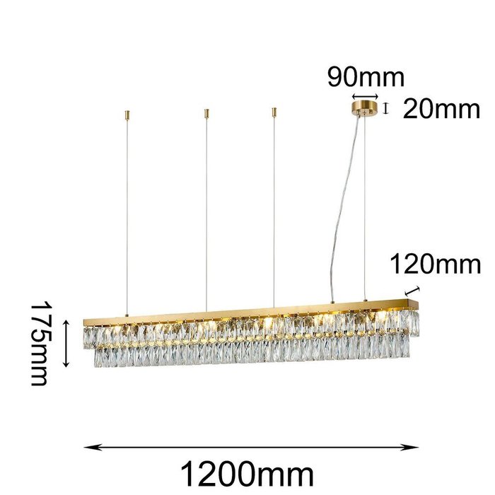 Люстра подвесная Magnitudo золотого цвета - лучшие Подвесные люстры в INMYROOM Люстра подвесная Magnitudo золотого цвета - лучшие Подвесные люстры в INMYROOM