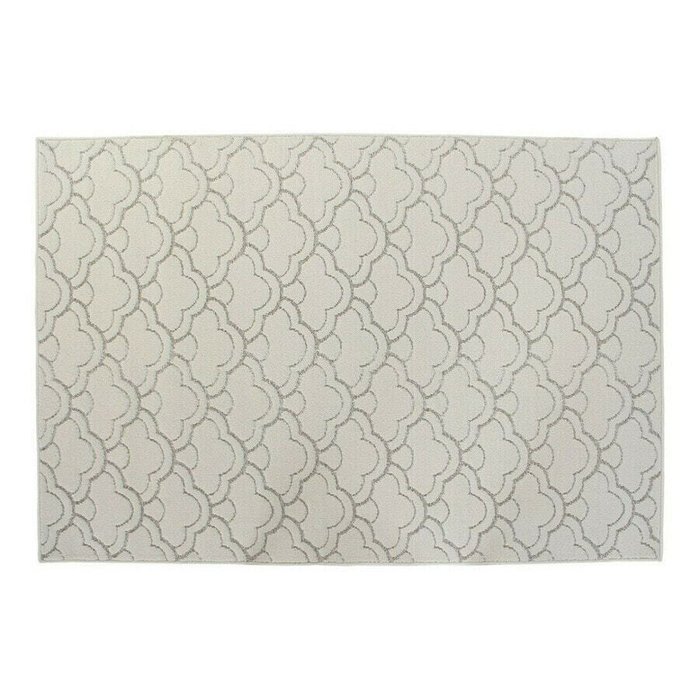 Ковер из полиэстера 160x230 белого цвета