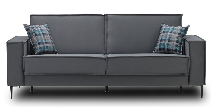 Диван-кровать Авиньон серого цвета - купить Прямые диваны по цене 21630.0