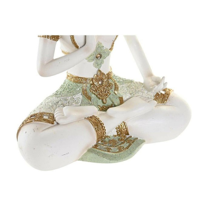 Декоративная фигура DKD Home Decor 20,5 x 10,5 x 28,5 cm Коричневый Будда Белый Восточный (4 Предметы) - купить Фигуры и статуэтки по цене 17012.0
