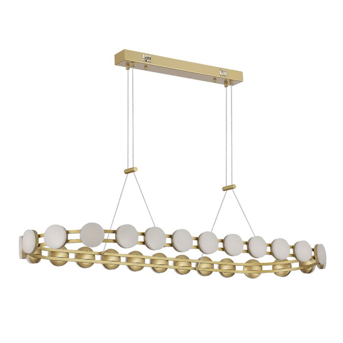 Светильник подвесной ST-Luce золотистый/белый LED 1*50W 4000K MONRO - купить Блоки питания треки по цене 26300.0 Светильник подвесной ST-Luce золотистый/белый LED 1*50W 4000K MONRO - купить Блоки питания треки по цене 26300.0