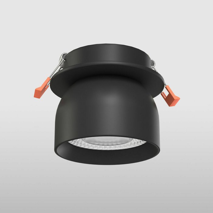 Светильник встраиваемый светодиодный Uno черный 25092/LED - лучшие Встраиваемые споты в INMYROOM