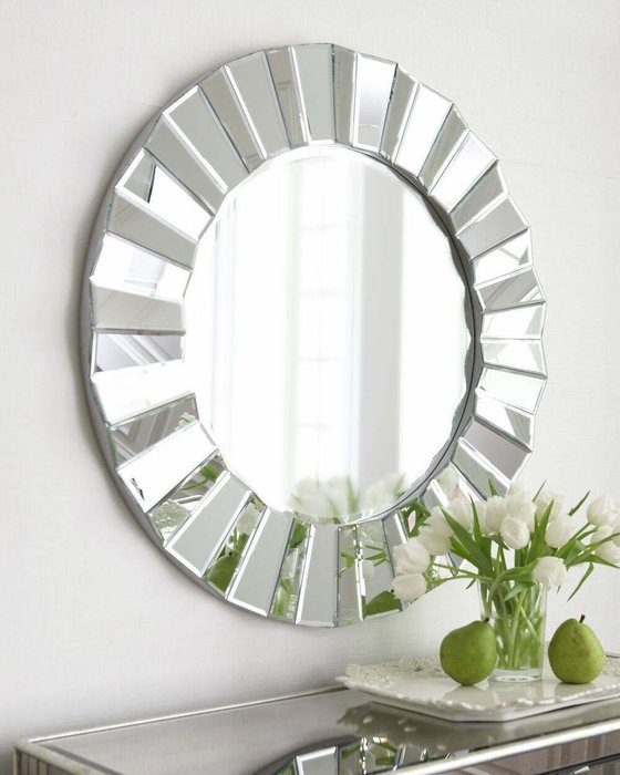 Настенное зеркало в раме Матильда - купить Настенные зеркала по цене 26244.0
