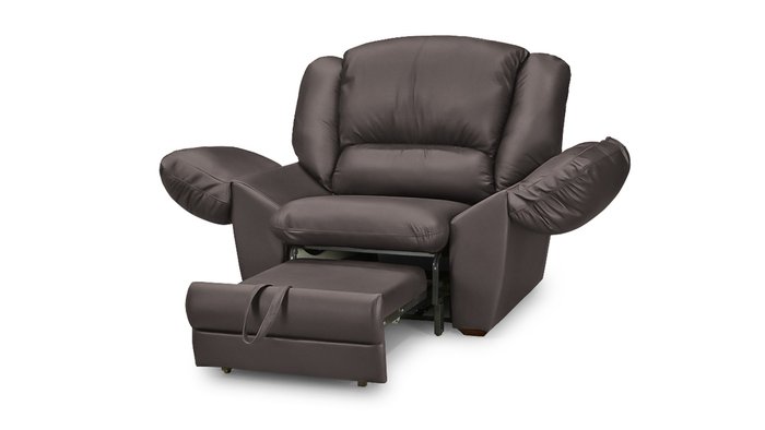 Кресло-кровать Оберон темно-коричневого цвета - лучшие Интерьерные кресла в INMYROOM