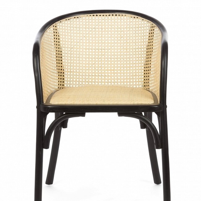 Стул Noris черно-бежевого цвета - лучшие Обеденные стулья в INMYROOM
