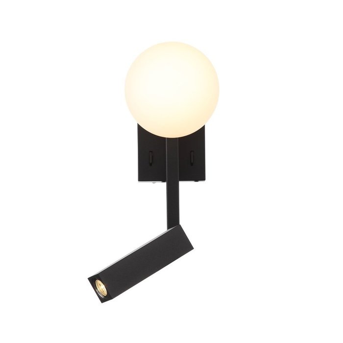 Настенный светодиодный светильник  Botelli с белым плафоном - лучшие Бра и настенные светильники в INMYROOM