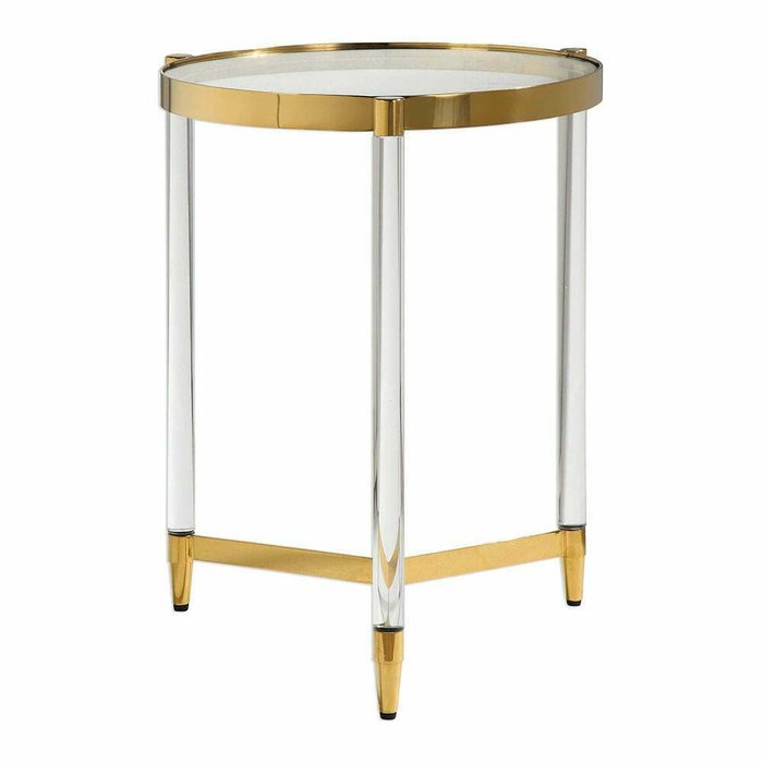 Кофейный стол Стерлинг gold золотого цвета - купить Кофейные столики по цене 44990.0