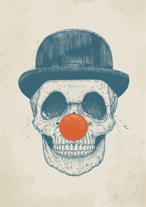Принт «Dead clown» by Balazs Solti