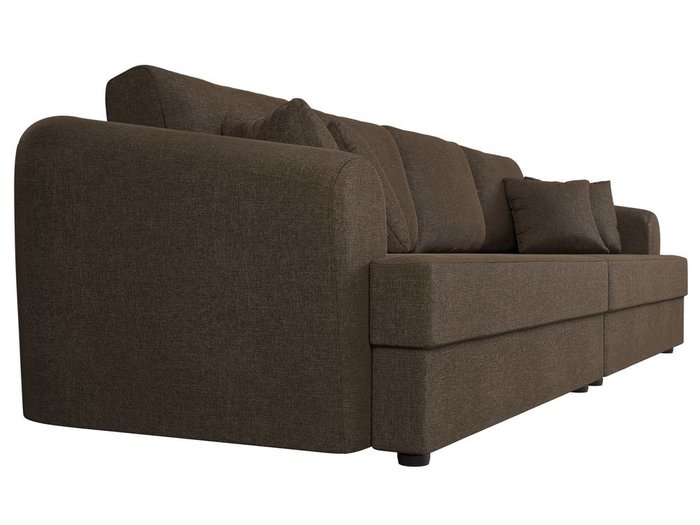 Прямой диван-кровать Милтон коричневого цвета - лучшие Прямые диваны в INMYROOM