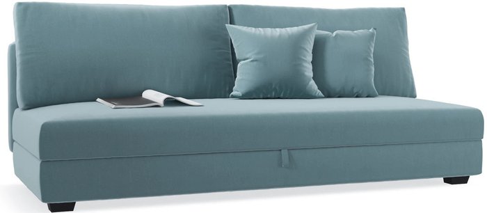 Прямой диван-кровать Forest голубого цвета
