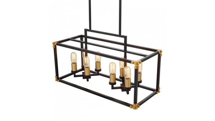 Подвесная люстра Waldorf LDP 1140-8 BK+MD (металл, цвет черный) - лучшие Подвесные люстры в INMYROOM Подвесная люстра Waldorf LDP 1140-8 BK+MD (металл, цвет черный) - лучшие Подвесные люстры в INMYROOM