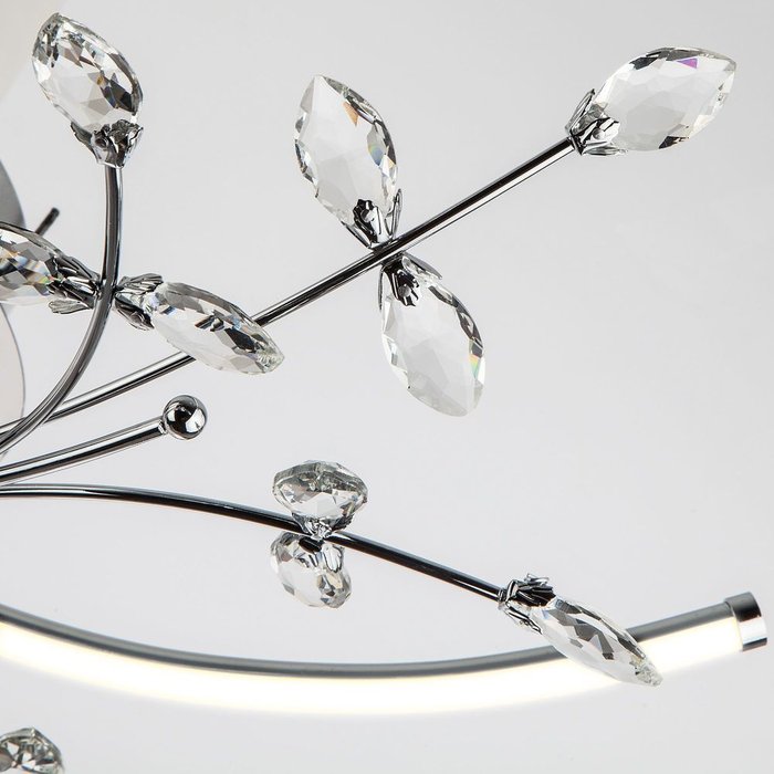 Потолочная светодиодная люстра 90037/6 хром Bianka - лучшие Потолочные люстры в INMYROOM