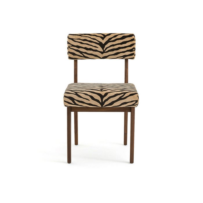 Стул Izag с принтом бежево-коричневого цвета - купить Обеденные стулья по цене 63910.0