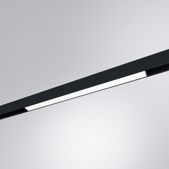 Магнитный трековый светильник Linea черного цвета - купить Трековые светильники по цене 3190.0
