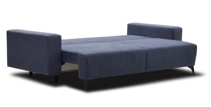 Прямой диван-кровать Эллен темно-синего цвета - лучшие Прямые диваны в INMYROOM