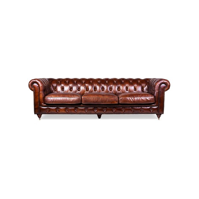 Диван Edman коричневого цвета - купить Прямые диваны по цене 223652.0