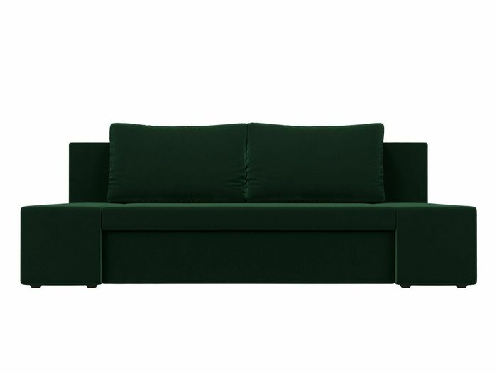 Прямой диван-кровать Сан Марко зеленого цвета - купить Прямые диваны по цене 24999.0
