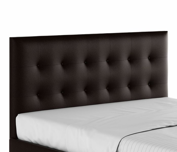 Кровать Селеста 160х200 с подъемным механизмом и матрасом темно-коричневого цвета - лучшие Кровати для спальни в INMYROOM