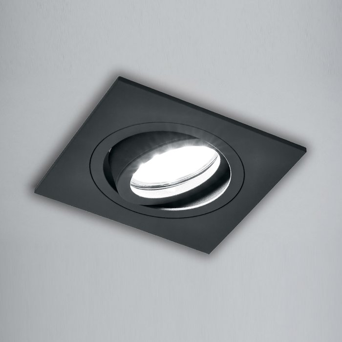 Встраиваемый светильник DL2801 40526 (металл, цвет черный) - лучшие Встраиваемые споты в INMYROOM
