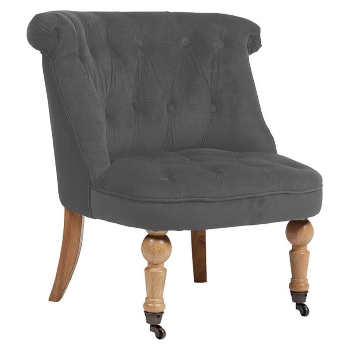 Кресло Amelie French Country Chair светло-серого цвета - лучшие Интерьерные кресла в INMYROOM