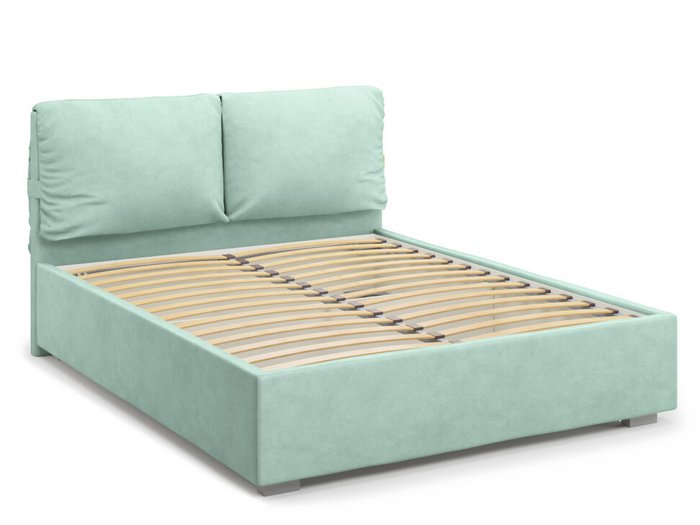 Кровать Trazimeno с  ортопедическим основанием без ПМ 180х200 ментолового цвета - лучшие Кровати для спальни в INMYROOM