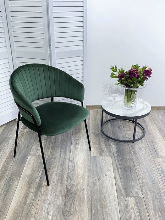 Стул Гемма изумрудного цвета - купить Обеденные стулья по цене 6200.0