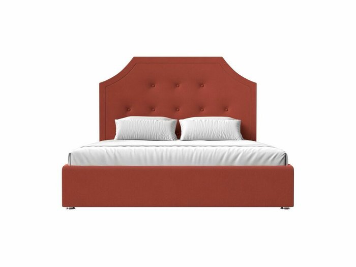 Кровать Кантри 160х200 кораллового цвета с подъемным механизмом - купить Кровати для спальни по цене 81999.0
