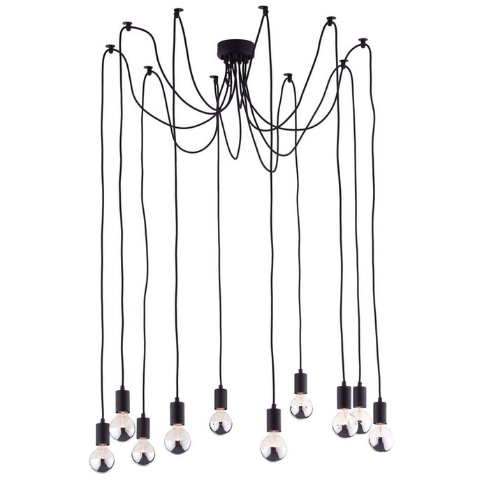 Люстра Edison, 9 плафонов