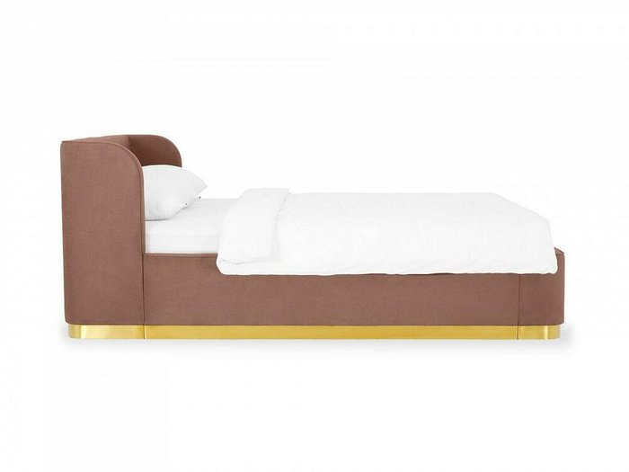 Кровать Vibe 160х200 коричневого цвета с подъемным механизмом - лучшие Кровати для спальни в INMYROOM