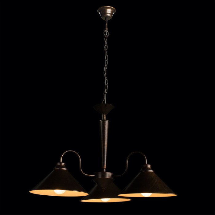 Подвесная люстра ARTE LAMP CONE в стиле лофт   - купить Подвесные люстры по цене 6000.0