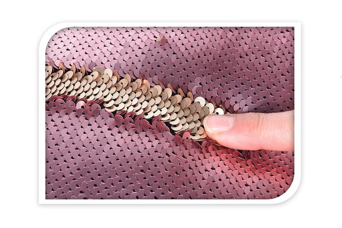 Подушка с пайетками розового цвета - купить Декоративные подушки по цене 1020.0