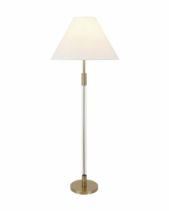 Напольная лампа Люцита с белым абажуром - купить Торшеры по цене 31759.0