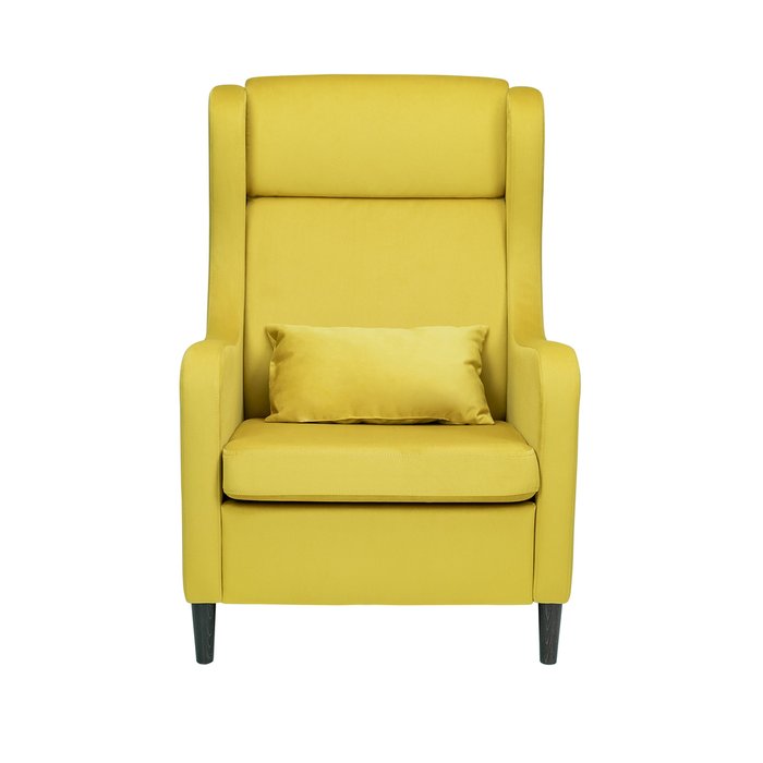 Кресло Хилтон желтого цвета  - купить Интерьерные кресла по цене 24470.0