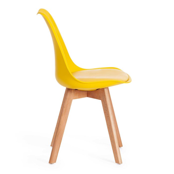Стул Tulip желтого цвета - купить Обеденные стулья по цене 3580.0