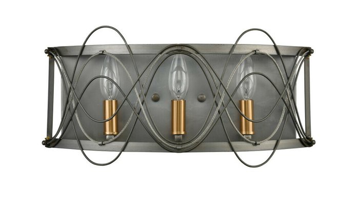 Настенный светильник Stradivario с металлическим основанием - лучшие Бра и настенные светильники в INMYROOM