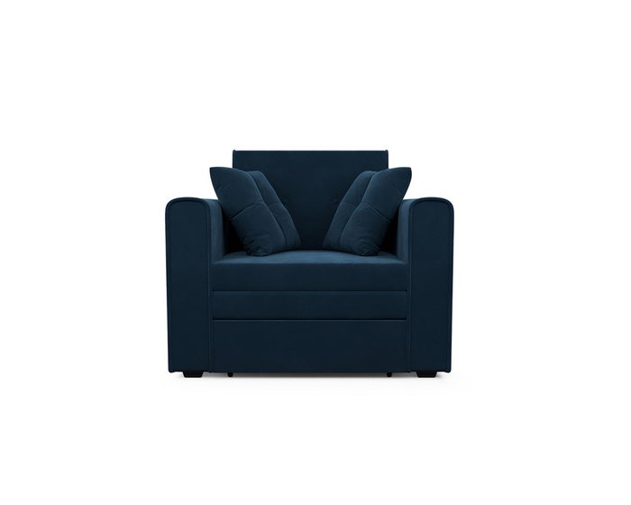 Кресло-кровать Санта темно-синего цвета - купить Интерьерные кресла по цене 21890.0